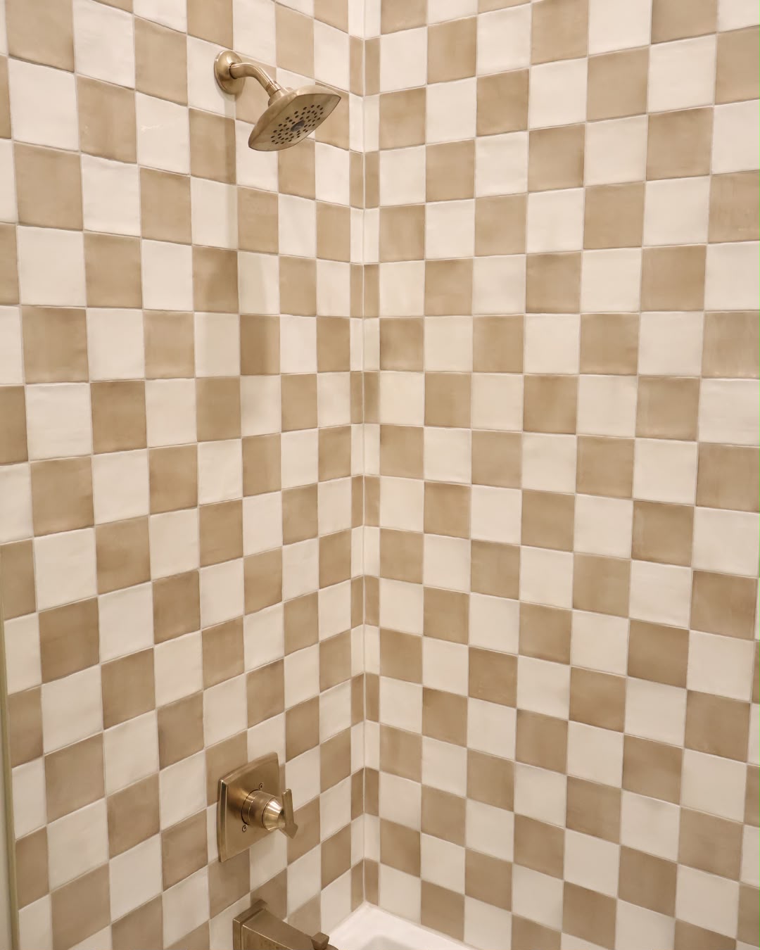 Custom tile shower installation